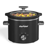 2 Quart Slow Cooker, Small Slow Cooker with Removable Pot