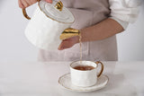 Portofino Porcelain Tea Cup & Saucer, 6 oz
