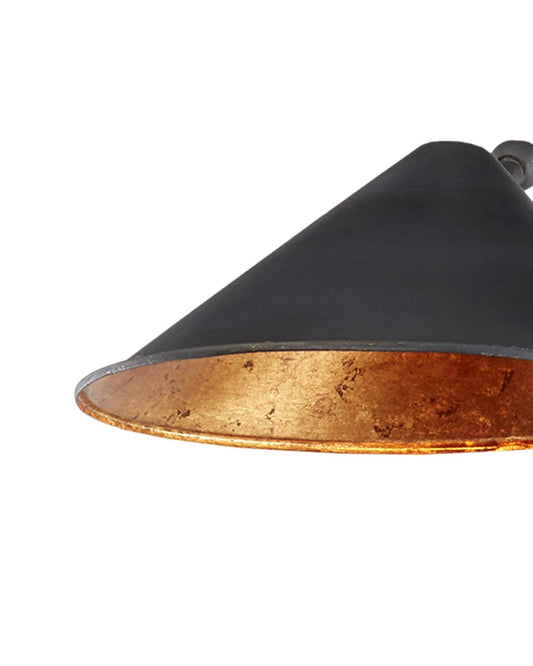Serpa Black Double Swing-Arm Wall Sconce
