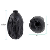 Haru Short Vase in Black