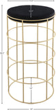 Rebar Contemporary Bar Stool with Luxurious Gold Finish and Plush Cushion for Stylish Dining Spaces