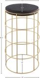 Rebar Contemporary Bar Stool with Luxurious Gold Finish and Plush Cushion for Stylish Dining Spaces