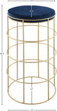 Rebar Contemporary Bar Stool with Luxurious Gold Finish and Plush Cushion for Stylish Dining Spaces