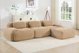 MIA 117'' 3-Seater Sofa with 1 Ottoman
