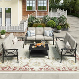 Wholesale 7 - Person Patio Conversation Sets with Cushions