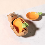 Capybara Ceramic Sauce Dish Set Cute Dip Bowls