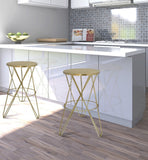 Mercury Contemporary Counter Stool - Durable Metal Design Perfect for Home Bars and Counters
