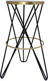 Mercury Contemporary Bar Stool - Durable Metal Design Perfect for Home Bars and Kitchen Counters