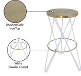 Mercury Contemporary Bar Stool - Durable Metal Design Perfect for Home Bars and Kitchen Counters