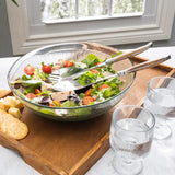 Wholesale French Home Laguiole 2-Piece Olive Wood Salad Server Set