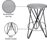 Mercury Contemporary Counter Stool - Durable Metal Design Perfect for Home Bars and Counters