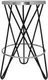 Mercury Contemporary Counter Stool - Durable Metal Design Perfect for Home Bars and Counters