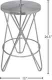Mercury Contemporary Counter Stool - Durable Metal Design Perfect for Home Bars and Counters