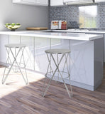Mercury Contemporary Counter Stool - Durable Metal Design Perfect for Home Bars and Counters