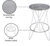 Mercury Contemporary Counter Stool - Durable Metal Design Perfect for Home Bars and Counters