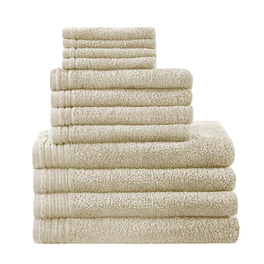 Wholesale Big Bundle 12-Piece Bathroom Towel Set, Taupe