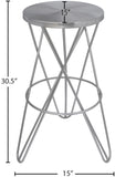 Mercury Contemporary Bar Stool - Durable Metal Design Perfect for Home Bars and Kitchen Counters