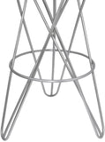 Mercury Contemporary Bar Stool - Durable Metal Design Perfect for Home Bars and Kitchen Counters
