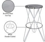 Mercury Contemporary Bar Stool - Durable Metal Design Perfect for Home Bars and Kitchen Counters