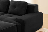 CORDELIA 117" 3-Seater Sofa with 1 Ottoman