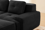 CORDELIA 117" 3-Seater Sofa with 2 Ottomans