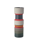 Happy 80's Black, Blue, Red & Orange Vase Set of 3