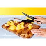 3-Piece Printed Kitchen Knife Set-Marble