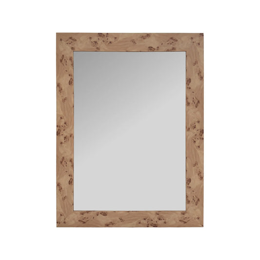 Burled Vanity Mirror