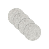 Loft Felt Cloud Placemat - Round 13"- Set of 4
