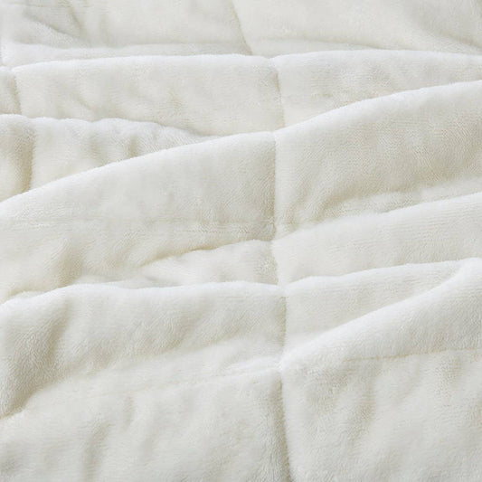 Reversible Down Alternative Bedding Blanket, Ivory