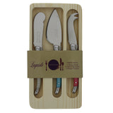 Laguiole 3-Piece Cheese Knife Set