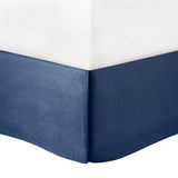 Jacquard Stripe Mosaic 7-Piece Comforter Set, Navy Blue