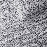 Wrinkle Free Microfiber Sheet Set, Black & White Floral