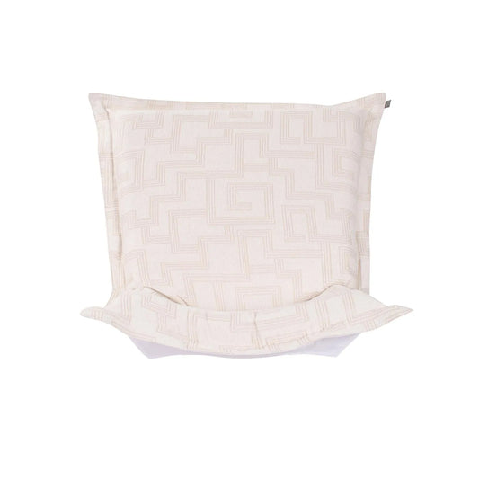 Indoor/Outdoor Puff Chair Cover & Cushion Syros Natural
