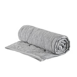 Jersey Knit Cool Touch Down Alternative Throw, Grey