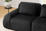 LAURENT 114" 3-Seater Sofa with 2 Ottomans
