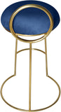 Ring Velvet Counter Stool - Elegant Contemporary Design with Durable Metal Frame & Cozy Cushion