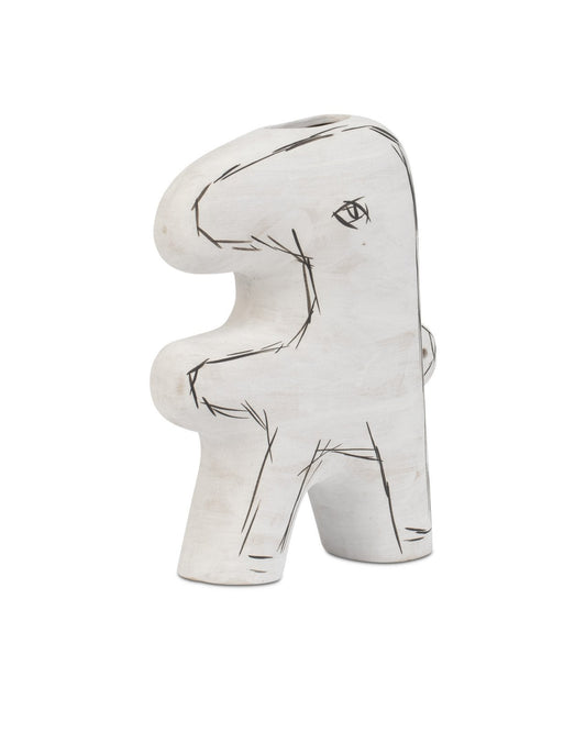 Whimsical White Sculpture