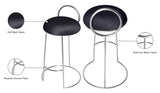 Ring Velvet Counter Stool - Elegant Contemporary Design with Durable Metal Frame & Cozy Cushion