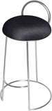Ring Velvet Counter Stool - Elegant Contemporary Design with Durable Metal Frame & Cozy Cushion