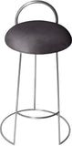 Ring Velvet Counter Stool - Elegant Contemporary Design with Durable Metal Frame & Cozy Cushion