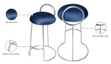 Ring Velvet Counter Stool - Elegant Contemporary Design with Durable Metal Frame & Cozy Cushion