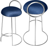 Ring Velvet Counter Stool - Elegant Contemporary Design with Durable Metal Frame & Cozy Cushion