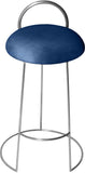 Ring Velvet Counter Stool - Elegant Contemporary Design with Durable Metal Frame & Cozy Cushion