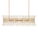 Marquise Oval Gold Chandelier