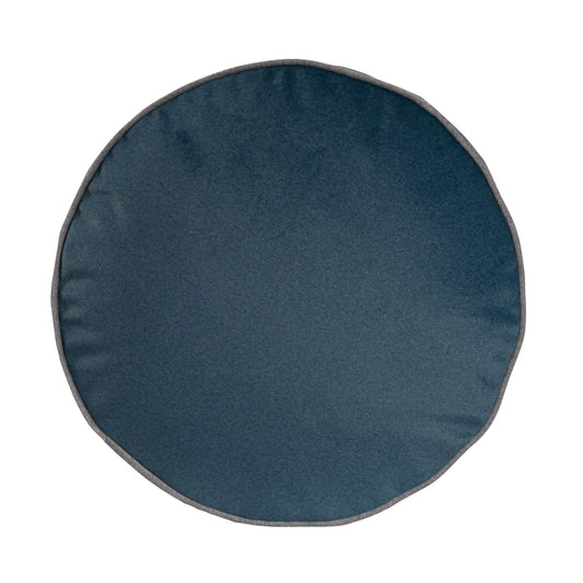 Qivuit Blue Tall Pouf
