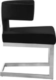 Alexandra Velvet Dining Chair - Contemporary Design with Luxurious Comfort and Durable Gold Base