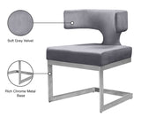 Alexandra Velvet Dining Chair - Contemporary Design with Luxurious Comfort and Durable Gold Base