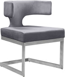 Alexandra Velvet Dining Chair - Contemporary Design with Luxurious Comfort and Durable Gold Base