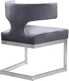 Alexandra Velvet Dining Chair - Contemporary Design with Luxurious Comfort and Durable Gold Base